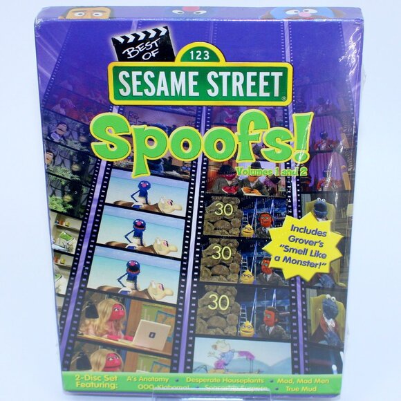 Best of Sesame Street Spoofs! DVD Vol. 1 & Vol. 2 - Picture 1 of 2